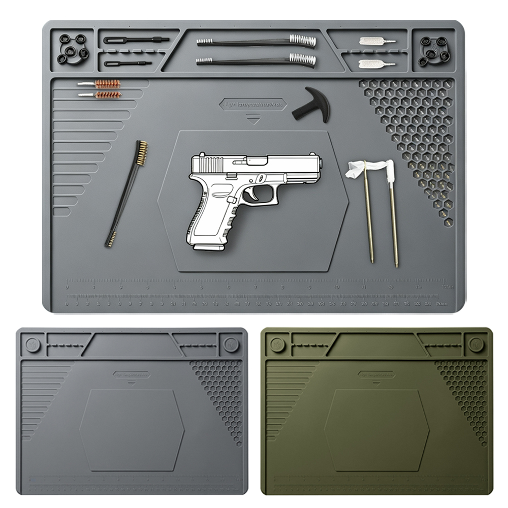 Magnetic Parts Tray - Tactical Gun Gleaning Mat Pistol Gun