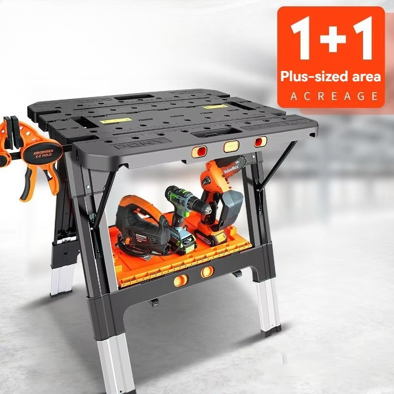 Portable Folding Work Table wi - đánh giá và giá Workbench Portable Fold