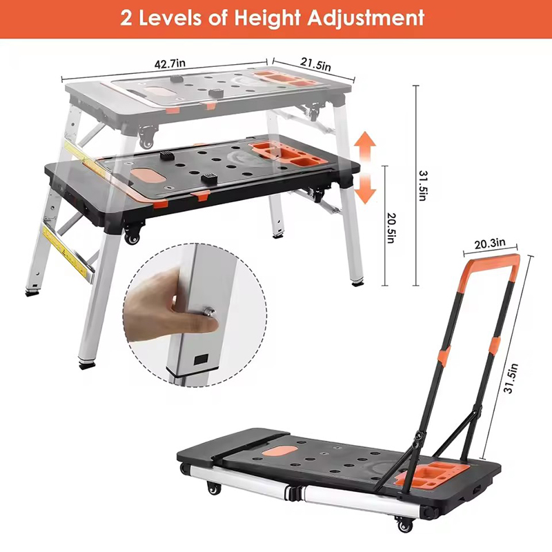 7-in-1 Multifunctional Folding - đánh giá và giá Workbench Portable Fold