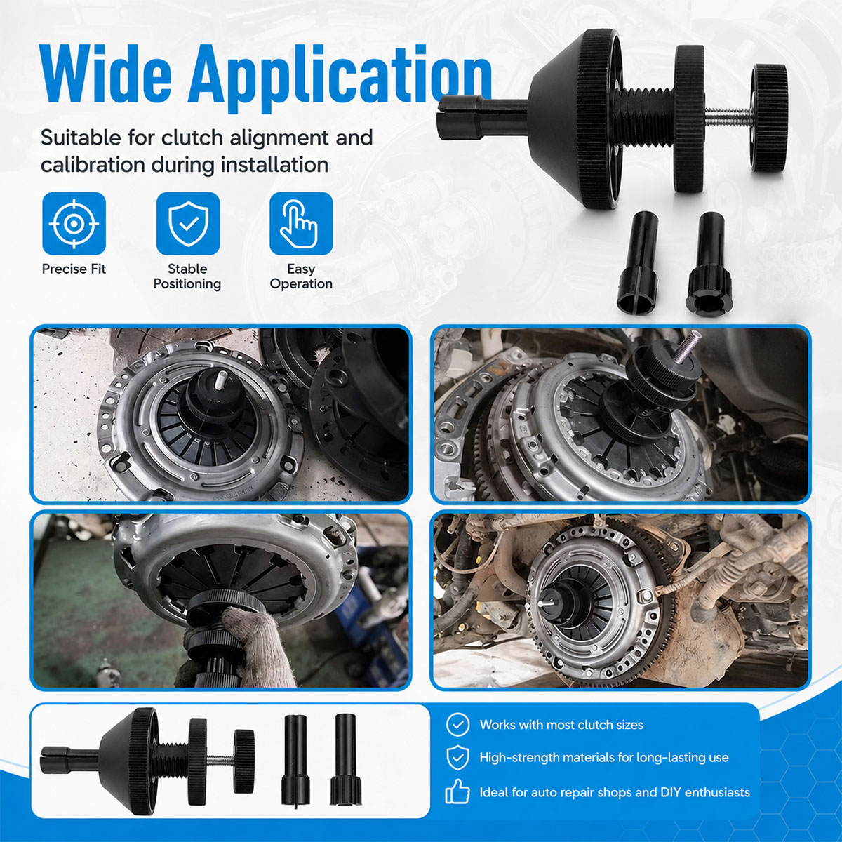 1/2/4P Clutch Alignment Tool U - đánh giá và giá Workshop Tools Center