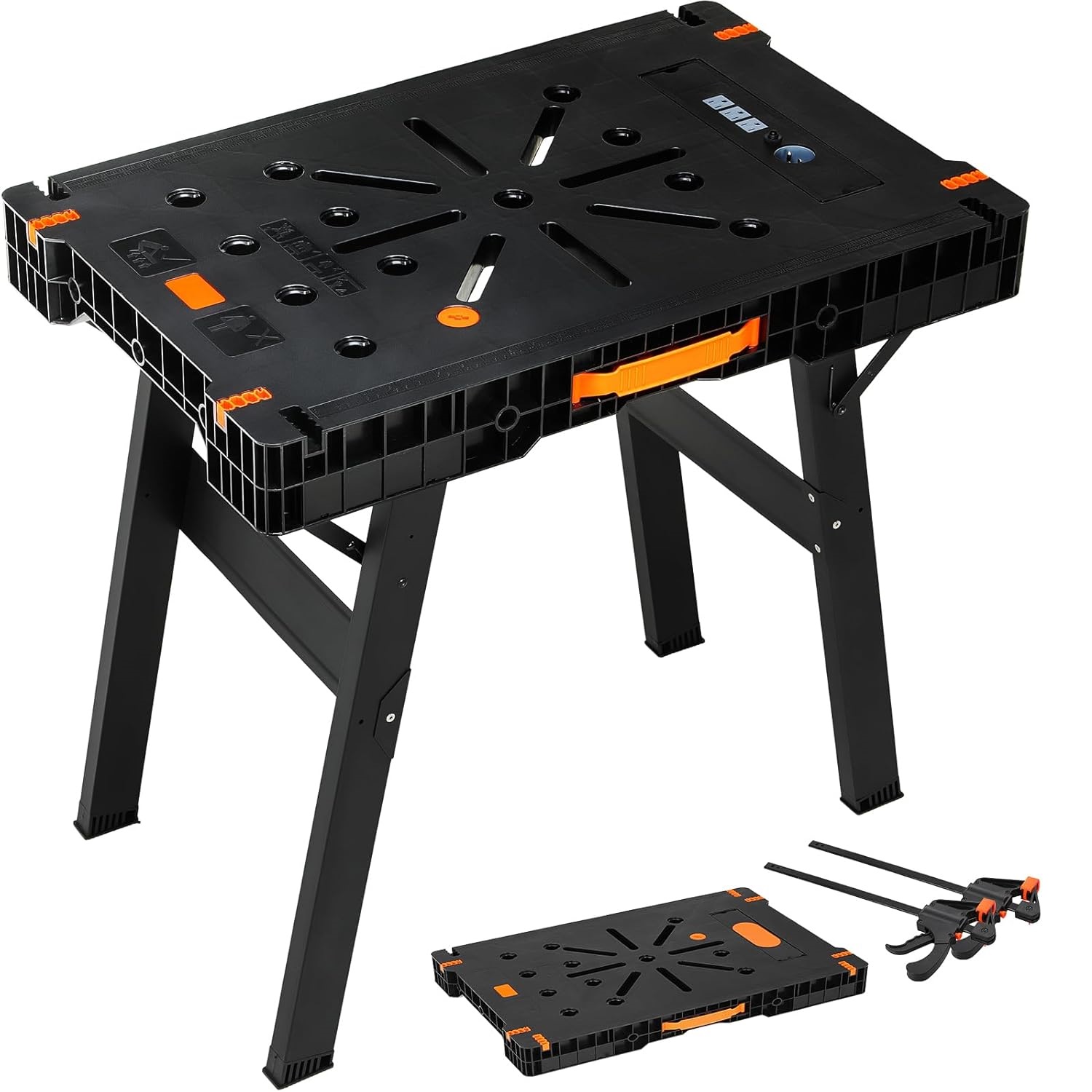 Folding Work Bench with Clamps - đánh giá và giá Workbench Portable Fold