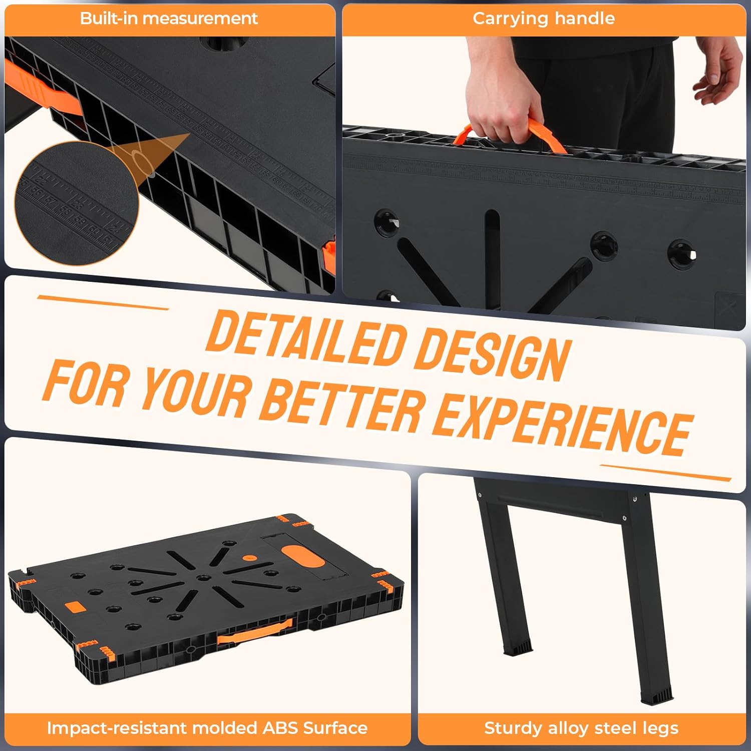 Folding Work Bench with Clamps - đánh giá và giá Workbench Portable Fold