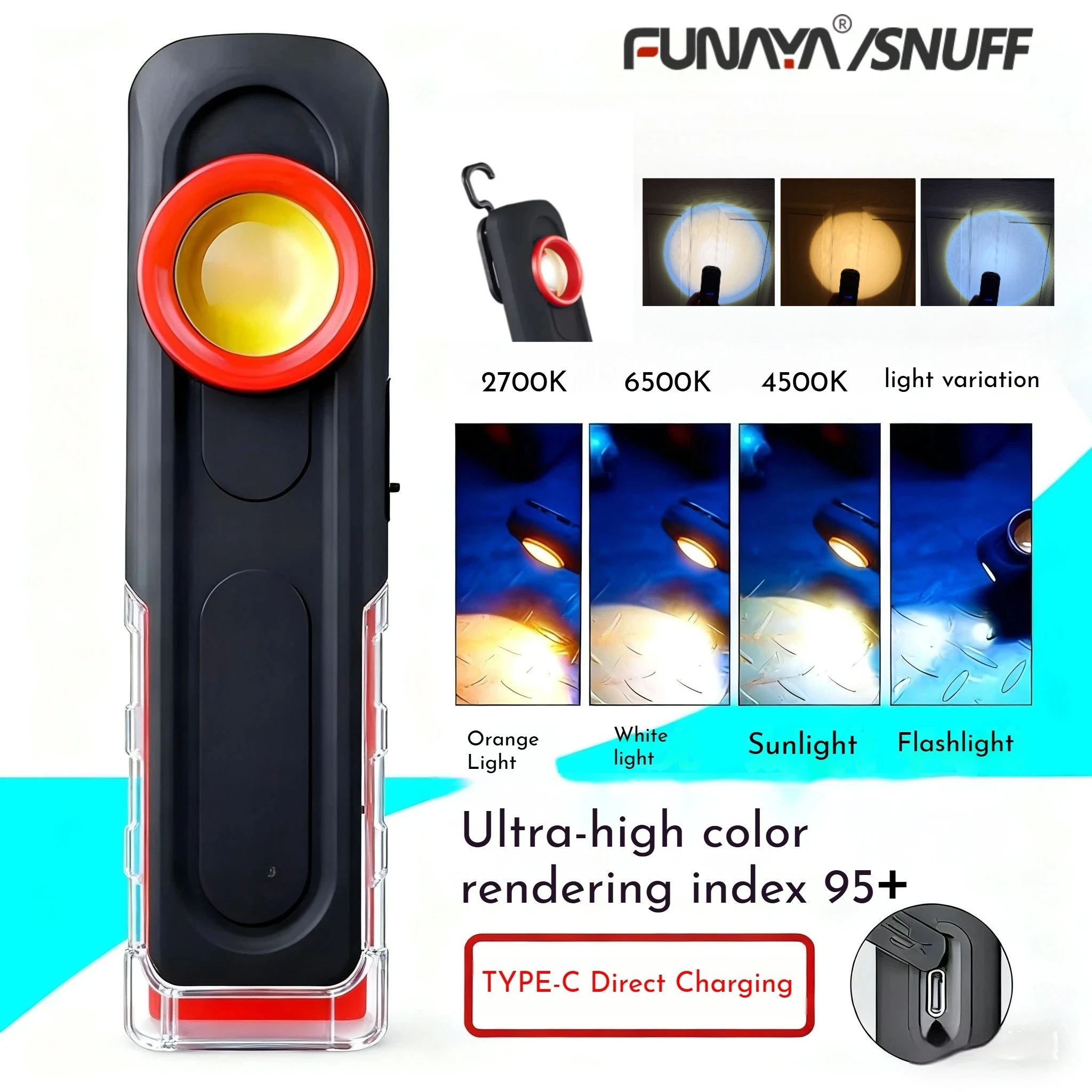 FUNAYA Portable Flashlight Car - đánh giá và giá Tools Work