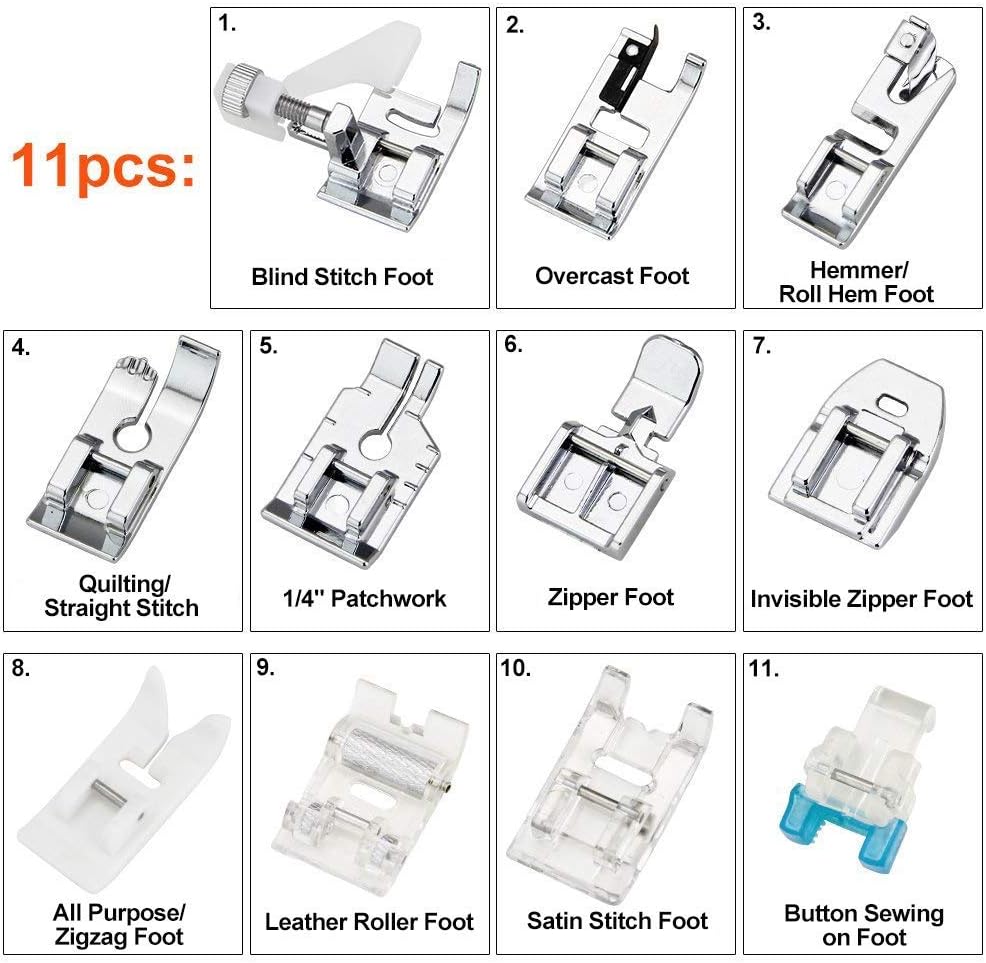 11Pcs Presser Feet Set - Walki - đánh giá và giá Workshop Tools Machine