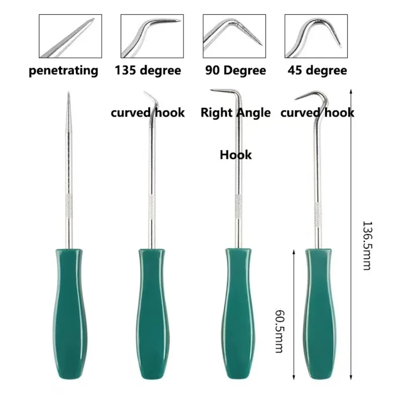 4Pcs 135mm Oil Seal Pick Hooks - đánh giá và giá Hand Tools In Workshop