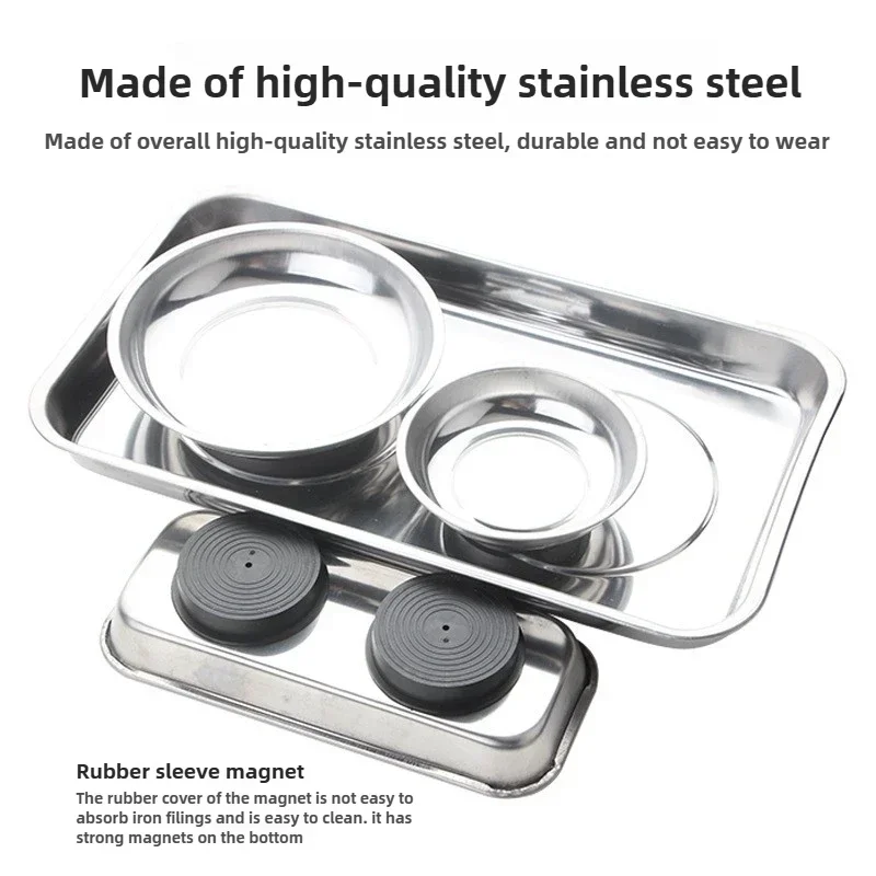 Square Magnetic Bowl, Durable  - đánh giá và giá Magnetic Parts Tray